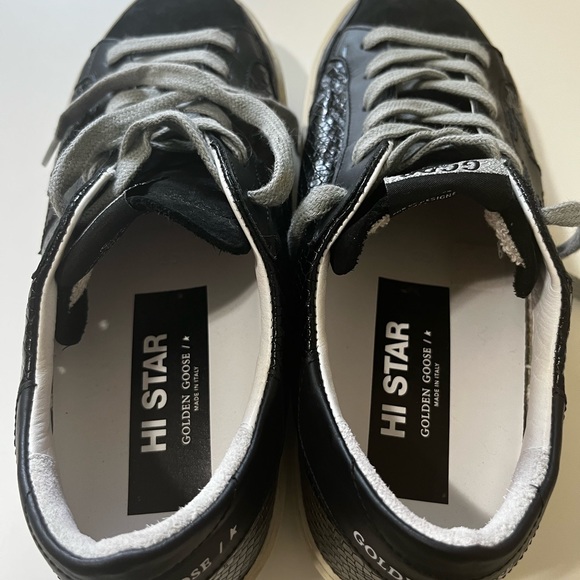 Golden Goose Black Hi-Star - Picture 5 of 6